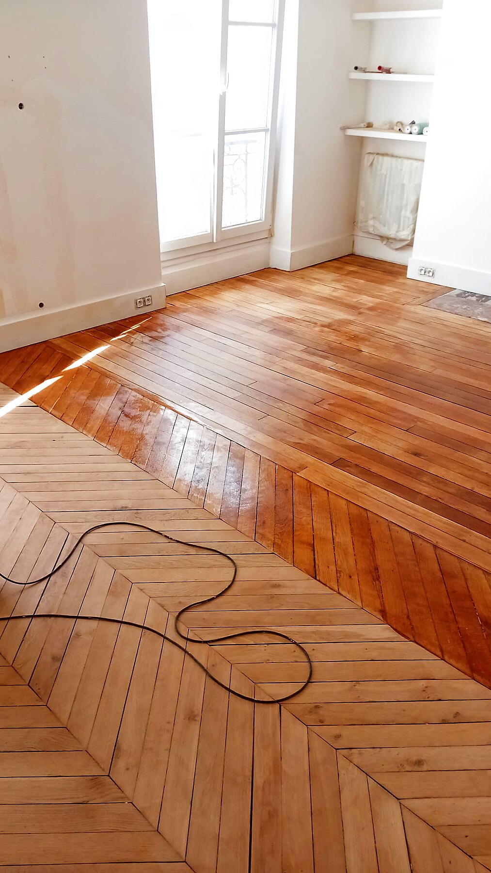 Après — Parquet point de Hongrie à Paris & Île-de-France
